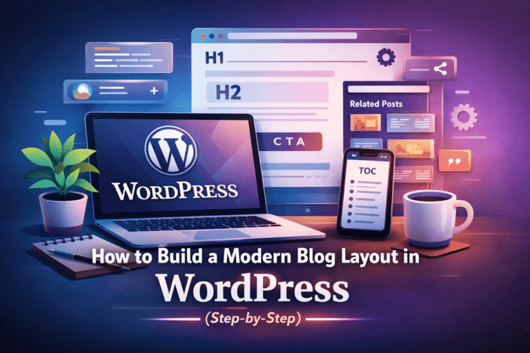 How to Build a Modern Blog Layout in WordPress